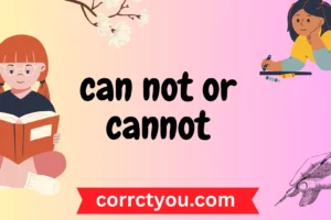can not or cannot