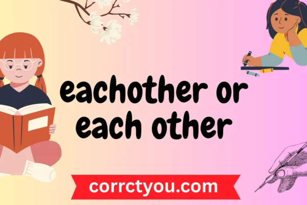 eachother or each other