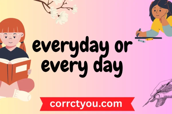 everyday or every day