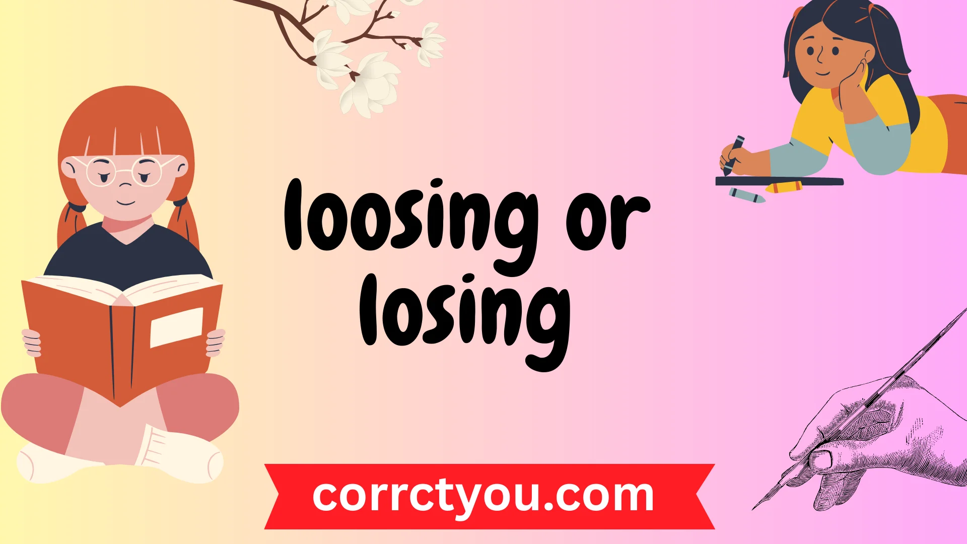 loosing or losing